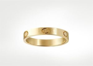 4 mm 5mm titanyum çelik gümüş aşk yüzüğü Yüksek kaliteli tasarımcı gül altın takı çiftleri ile erkek ve kadınlar için tasarlanmış