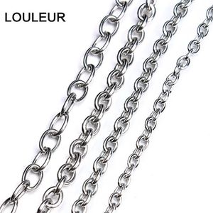 Rings 5m/lot 3 4 5 6 Mm Stainless Steel O Link Chain Bulk Women Men's Chain Necklace Bulk Link Chains for Necklace Jewelry Making