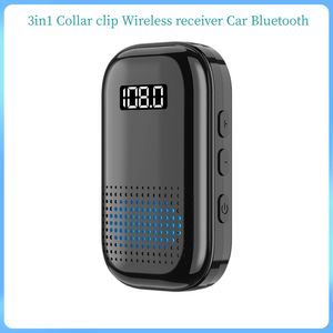 Nuevo Adaptador Bluetooth, receptor Bluetooth para coche inalámbrico, pantalla Digital auxiliar de 3,5mm, receptor de Audio, tarjeta TF