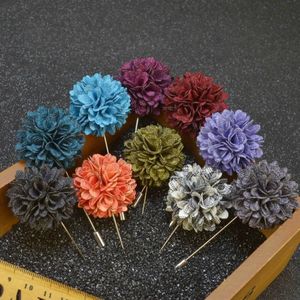 10 PCSlot Erkekler Çiçek Yoklu Pin Boutonniere Çiçek Pimleri Parti İş Düğünü Küçük Hediye 240106