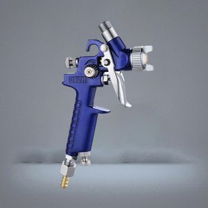 08mm1mm nozul H2000 Profesyonel HVLP Mini Boya Püskürtme Tabancası Taşınabilir Airbrush Boyama Araba Aerografi Pnömatik Tabancası 210719863431