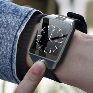 Toptan Smartwatch DZ09 android akıllı saat, SIM kart ve kamera mobil akıllı saat telefonları erkekler için kadın çocuk