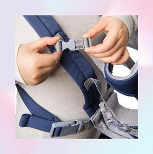 Taşıyıcılar Sırt Çantaları Nefes Alabilir Ergonomik Bebek Taşıyıcı Sırt Çantası Bebek Basit Toddler Beşik Torbası Sling Rahat Adjus9091287