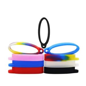 40mm Silikon O Ring Clips Bant Kolye String Boyun Halat Zincir Kayışı Kaymaz Dekoratif Koruma Kutusu Mod Halkalar Aksesuarlar