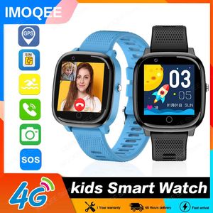 Saatler Akıllı İzle Kids GPS 4G HW116 WiFi Tracker Su Geçirmez Akıllı Smartwatch Video Arama Telefon İzle Back Monitor'u Android IOS için Arayın