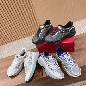 Designer MS-2960 Men's Casual Sneakers Cowhide Leather lace-up Trainers Rivets Luxury Fashion Comfortable foot feel breathable vltn shoes