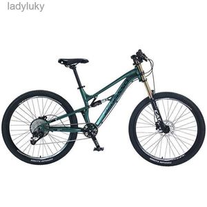 Biciclette 27,5 26 pollici Coda morbida Mountain Bike Freno a disco idraulico DH Bike Doppia spalla regolabile Forcella olio MTB BicycleL240105