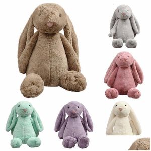 Plush Dolls P 30Cm Stuffed Long Ear Rabbit Soft Toys Slee Cute Bunny Cartoon Animal Children Baby Birthday Gift 230427 Drop Delivery G Otuxl