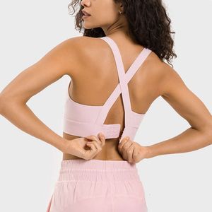 Kadınlar İçin Yeni Spor Sütyen LU-131 Salonu Kadın Tüpü Top iç çamaşırı sarsıntı kanıtı artı beden yoga sporu brassiere üstleri kızlar için