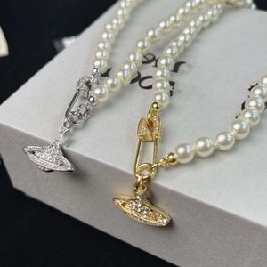 Ожерелья с подвесками Planet Подвеска Дизайнерское жемчужное ожерелье Модная скрепка для бумаг Подвеска Love Jewelry2024