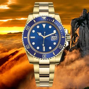 Erkekler lüks otomatik su geçirmez saat mekanik izleme 40mm 904L paslanmaz çelik yüzme tasarımcısı İzle Klasik Sapphire Luminous Watch Business Leisure