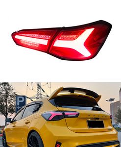 Car Tail Light for Ford Focus ST LED Turn Signal Taillight 2019-2022 Rear Running Brake Reverse Lamp