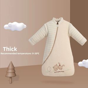 Детский спальный мешок, зимние детские хлопковые одеяла для новорожденных, детский спальный мешок, утепленное теплое одеяло для коляски 240108