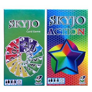 Skyjo Action English Version Board Game, Family Party Card Game for Adults and Kids Ages 8 and up (T240109)