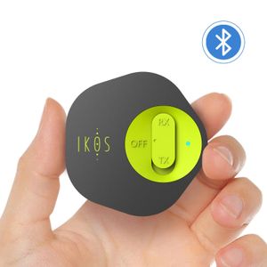 Konnektörler IKOS Bluetooth 5.0 Verici Alıcı 2 Arada 1 Kablosuz Bluetooth Adaptör 3.5mm AUX MP3 Müzik Ev TV Sesli Araba RCA için Uyum