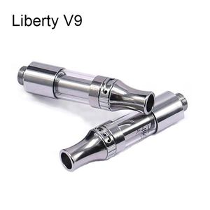 Orijinal Itsuwa Amigo Liberty V9 Atomizer ayarlanabilir hava akışı cam tank yağ arabaları seramik bobin buharlaştırıcı kalın yağ atomizer 0.5ml 1.0ml fit 510 iplik pil