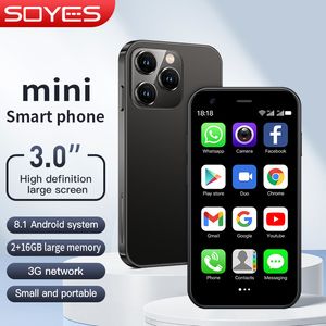 2023 Nuovi soyes XS15 MI Smartphone 2GB+16GB Android 8.1 3.0 '' Dual Sim Standby 3G Mobile WiFi GPS Play Store 2 GB 16 GB Mini cellulare