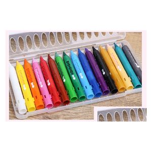 Boyama Kalem Toptan 16 Renk Yüz Kalemleri Birleştirme Yapısı Boya Mum boyası Noel Vücut Kalem Çubuğu Çocuklar için Parti Drop Deli Dhwzp
