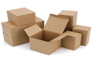 Коробка из крафт-бумаги, прямоугольная, черная, розовая, подарочная коробка, 3-слойная гофрированная упаковка, небольшой размер, печать на заказ, логотип 8781394