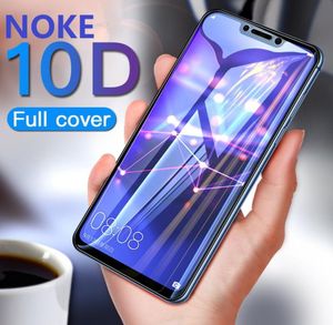 10d tam kapak temperli cam için huawei mate 20 lite p20 pro ekran koruyucu film için huawei p20 onur 10 9 lite cam9277284