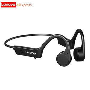 Kulaklıklar Lenovo X4 Kablosuz Kulaklık Kemik İletim Boyun Bant Bluetooth Kulaklık Spor Çalışan Su Geçirmez Sweat Proopes Toz geçirmez kulaklıklar