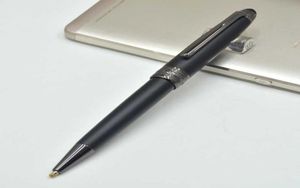 Черная классическая 163 матовая металлическая шариковая ручка, свинцовые канцелярские принадлежности, продвижение, ручки для письма, подарок XY20061081041061
