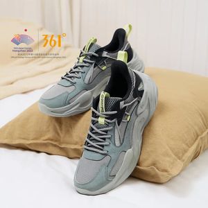 361 Degrees Autumn Mens Sport Shoes Breathable Mesh Retro Casual NonSlip Shock Absorption Rebound Male Sneakers 672346762F 240109