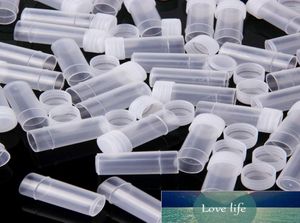 50pcslot 5ml plastik örnek şişeler mini net depolama şişeleri kasa hap kapsül depolama kapları kavanozlar test tüp potu lid7343006