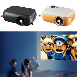 A10 Mini Projektör Taşınabilir LED Videoprojektör Sürümü Geliştirme Uyumlu HD Akıllı TV Kutusu Ses USB TF Home Scsien Media Player 240110