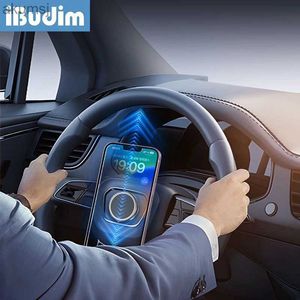 Держатели для сотовых телефонов iBudim Универсальный держатель для телефона на руль Магнит Автомобильное крепление для мобильного телефона Поддержка GPS для YQ240110