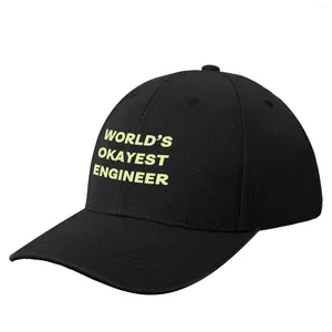 Бейсбольные кепки «Самая окейшая в мире инженерная бейсболка» Пляжная сумка Шляпы дальнобойщика Черная шляпа Drop Для Мужчин Жен.