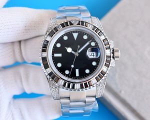 Diamond Watch Erkekler 904L Steel 2836/3135 Otomatik Mekanik Hareket 40mm, lüks bir kadın saati logo ile üst düzey saat