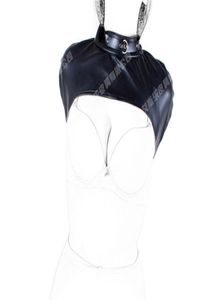 2018 Yeni BDSM Giysileri Seks Ürünleri Seks Oyuncakları Bondage Black Sofe Deri Ayarlanabilir Bolero Boğaz Jacket Shackle Dress5353238
