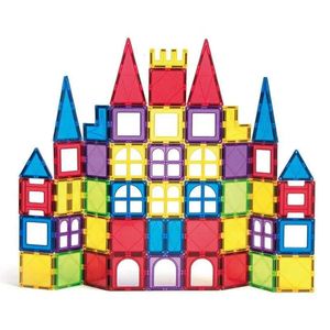 Магнитные строительные блоки, строительные наборы, большой размер, сильный магнит, плитка, детские развивающие игрушки Монтессори «сделай сам», подарок для детей 240110
