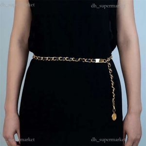 Women Chains Belts channel belts Fashion Designers Belt Link Luxury Waist Chain Womens Golden Alloy Dress Accessories Waistband Girdle Belts