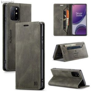 Cep Telefon Kılıfları OnePlus için Bir Artı 8T Vaka Flip Deri Telefon Kapağı 8T Kasa Lüks Manyetik Flip Cüzdan Coque One Plus 8T Coverl240110