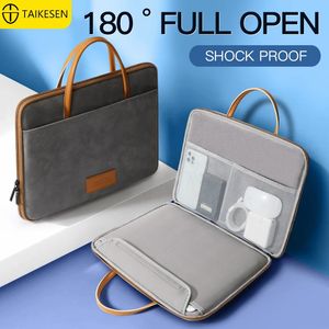 Laptop Bag Sleeve Case 12 133 156 14 inch Shoulder Notebook bag For Air Pro M1 HP Dell handbag Briefcase 240109