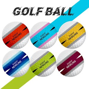 Supur NING Golf Balls Super Long Distance Three layer Ball for Professional Competition Game Balls Durable Massaging Ball240111