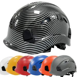 Шлемы CE Защитный шлем из углеродного волокна с рисунком Высококачественные каски из АБС-пластика для мужчин Регулируемая вентиляция Велосипедная уличная спецодежда