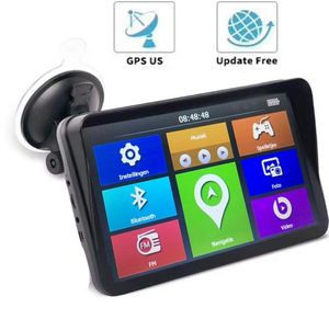 Yeni 9 inç otomobil kamyonu GPS navigator kapak ekran kamyon navigasyonu mtk 256m8gb fm bluetooth avin güneş gölge vizor eu us au8470432