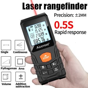 Aicevoos Digital Laser Rangefinder 50M 70M 100M 120M Laser Distance Meter Trena Laser Tape Measure Roulette Range Finder 240111