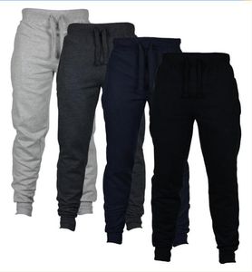 4 Colors Jogger Pants Skinny Men New Fashion Long Pants Solid Color Outdoor Running Casual Pants Boys Trousers1495131