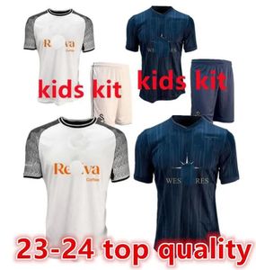 2023 24 Futbol Formaları Şehri 2023 24 Camisetas de Futbol Ev Uzak Piroe Cullen Ntcham Cooper Grimes Erkekler Yetişkin Setleri Çocuk Kiti Futbol Gömlek Üniformaları Çocuklar