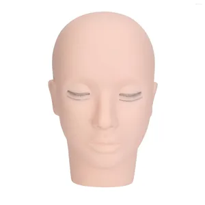 Кисти для макияжа Силиконовая голова манекена для наращивания ресниц 4-слойная многоразовая ресница