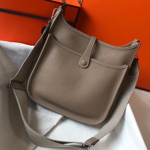 El yapımı üst lüks çanta fil gri tasarımcı çantaları omuz çantası crossbody çanta markası gerçek deri kadın çanta moda omuz crossbody cüzdan çantası