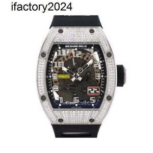 JF Richdsmers Watch Factory Superclone Swiss Made Sports Watches White Gold Diamonds RM029 HBQI
