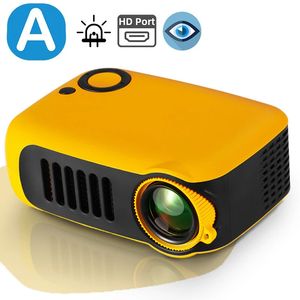 A2000 Mini Projetor Portatil Ev Sineması Projektör Beamer 3D LED Akıllı TV Ekranları Tam HD 1080P Video Sineması için Lazer