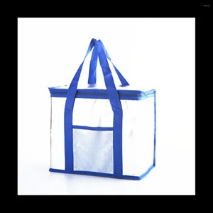 Yemek takımı bento yalıtım çantası katlanır piknik kalınlaşmış alüminyum film taşınabilir teneke folyo buz