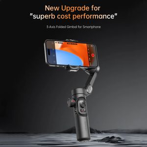 Aochuan Smart Xe 3axis Handheld Gimbal Stabilizer, Dolgu Işıklı Android Yüz İzleme Tiktok Vlog 240111