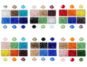 600pcs Bütün 4mm Cam Bicone Boncuklar Kristal Boncuklar Yüzlü Avusturya 5238 Mücevher Yapma İçin Boncuk Nakış Renk Yapımı Renkleri9111630